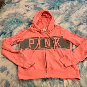 Victoria’s Secret pink zip up hoodie